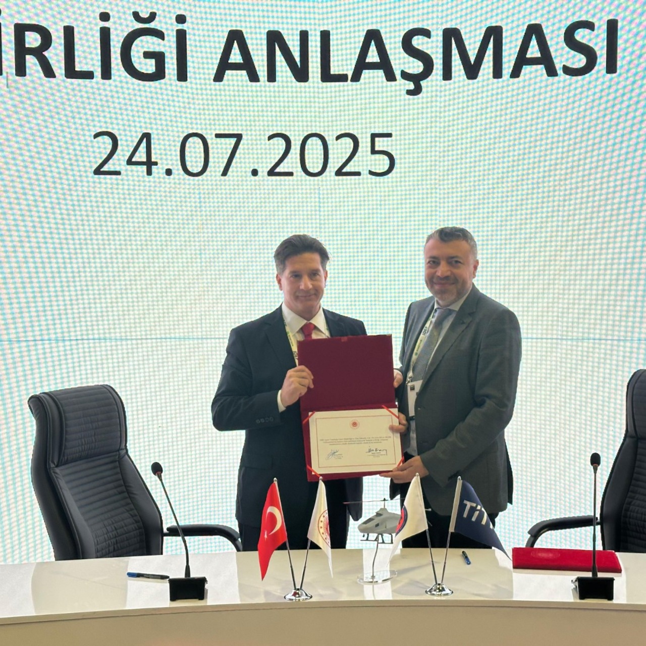 İnsansız helikopter için imzalar atıldı