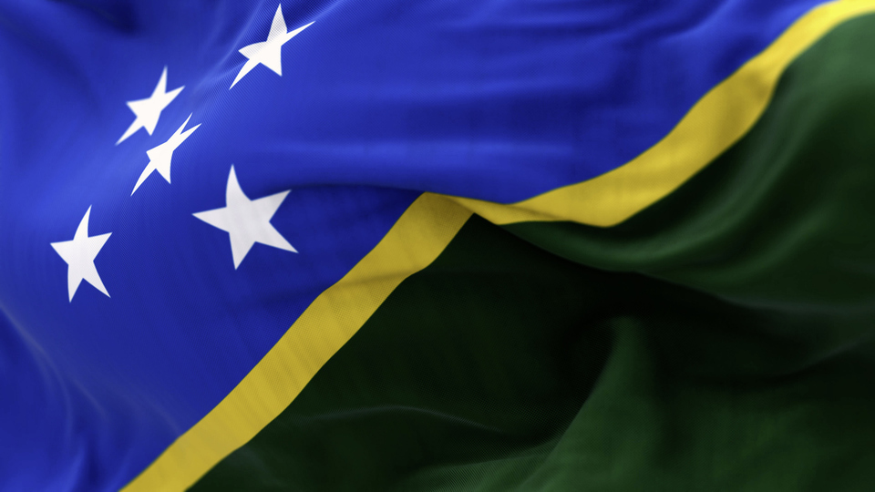 Solomon Adaları bayrağı nedir?