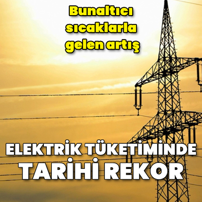 Günlük elektrik tüketiminde rekor