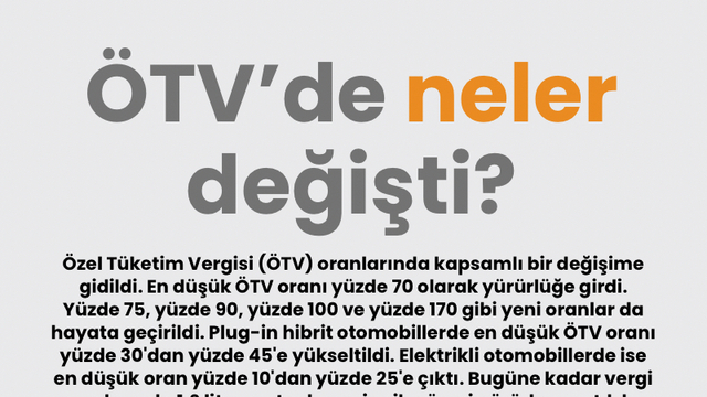 ÖTV'de neler değişti?
