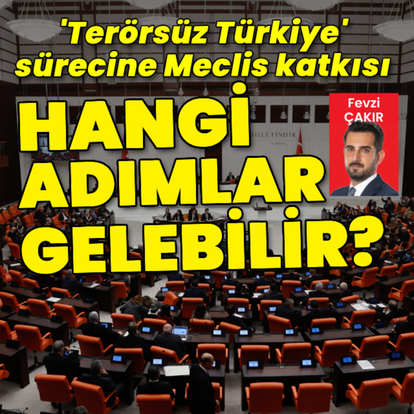 'Terörsüz Türkiye' sürecine Meclis katkısı