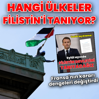 Fransa'nın ardından... Hangi ülkeler Filistin'i tanıyor?