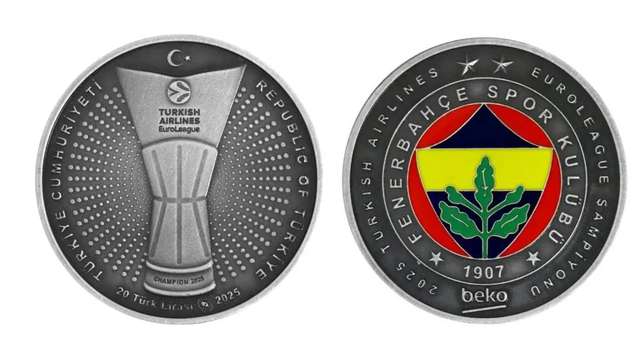 Darphane'den Euroleague zaferine özel para