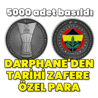 Darphane'den Euroleague zaferine özel para