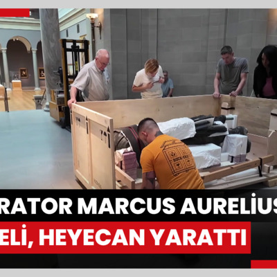 İmparator Marcus Aurelius heykeli, Burdur’da heyecan yarattı