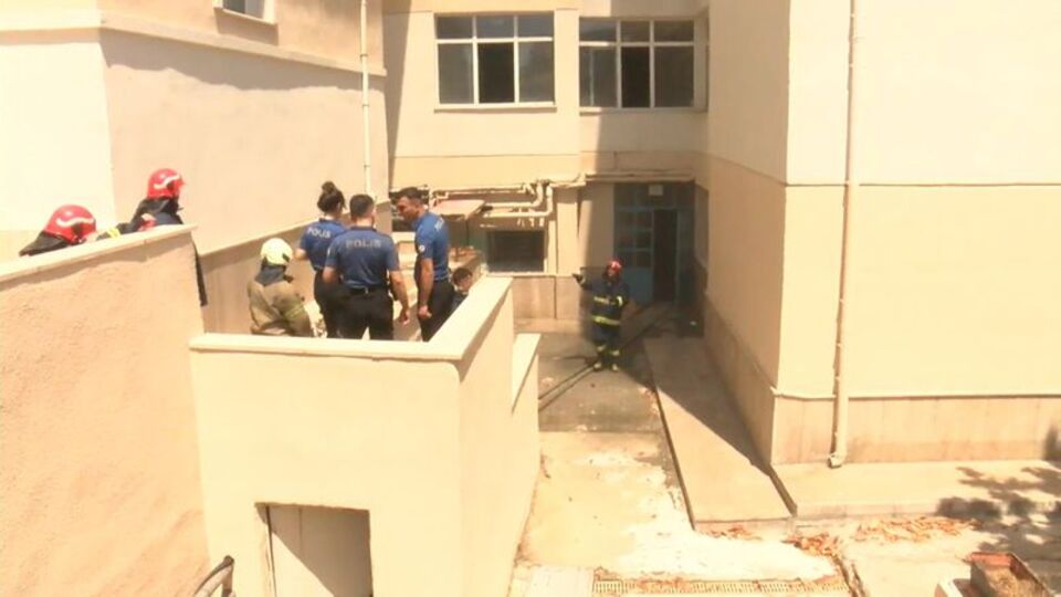 Nişantaşı'nda okul yangını: 15 öğrenci tahliye edildi