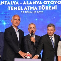 Antalya-Alanya Otoyolu'nun temeli atıldı