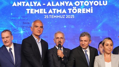 Antalya-Alanya Otoyolu'nun temeli atıldı