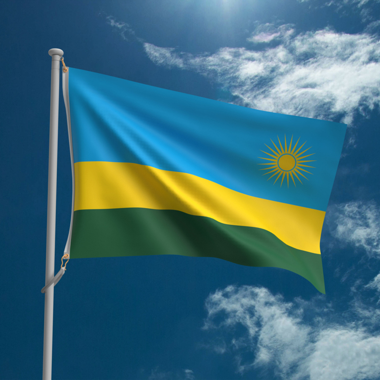 Ruanda bayrağı nedir?