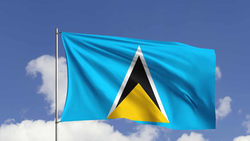 Saint Lucia bayrağı nedir?