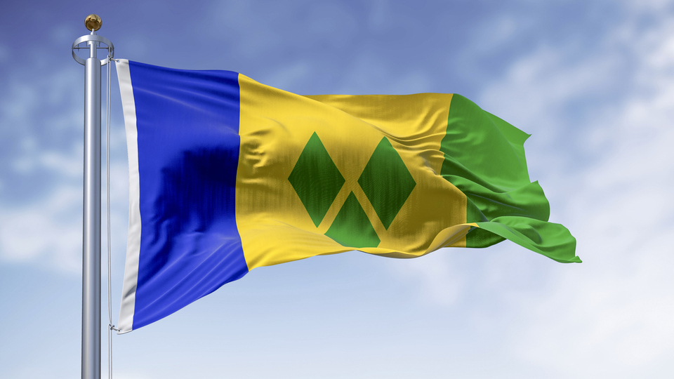 Saint Vincent ve Grenadine bayrağı