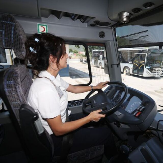 Muğla'nın kadın otobüs şoförleri