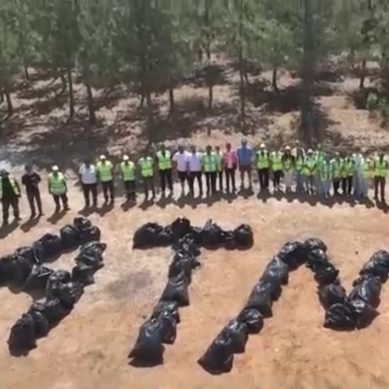 Bilecik'te ormandan 20 ton çöp toplandı