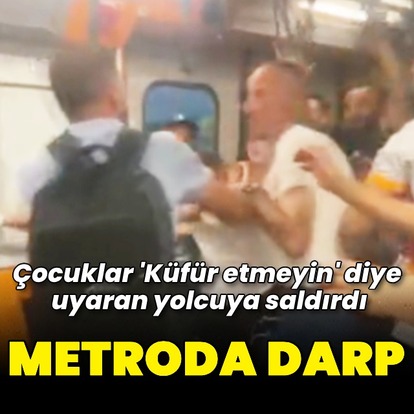 İstanbul metrosunda kavga
