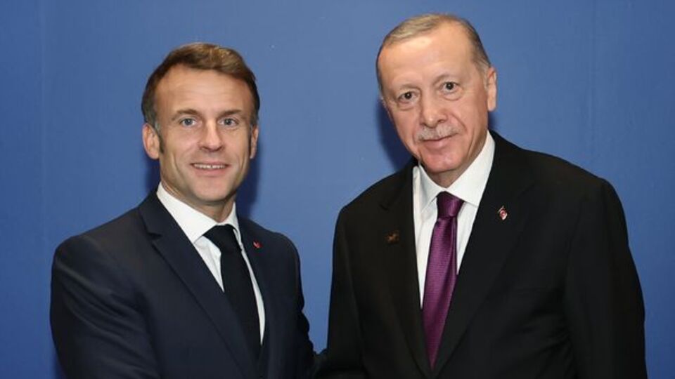 Cumhurbaşkanı Erdoğan Macron ile görüştü