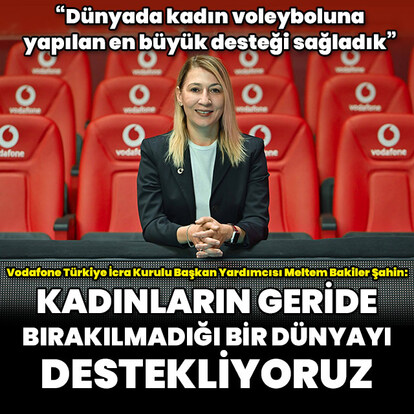 "Kadınların geride bırakılmadığı bir dünyayı destekliyoruz"