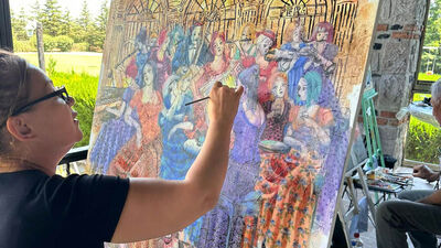 Sorgun'da "Resim Çalıştayı" başladı