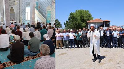 Orman şehitleri için mevlit ve yağmur duası