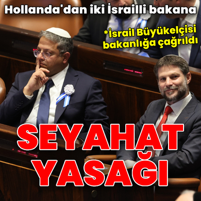 Hollanda'dan İsrail'e sert adım!