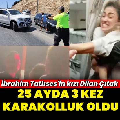 25 ayda 3 kez karakolluk oldu