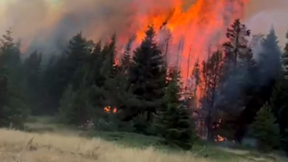 Bir yangın da Çankırı'da!