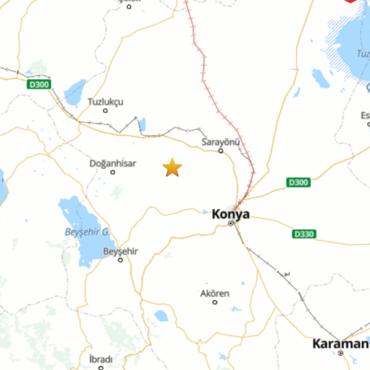 Konya'da 4.3 büyüklüğünde deprem