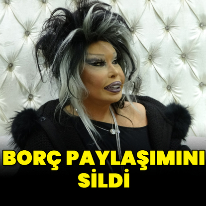 Borç paylaşımını sildi