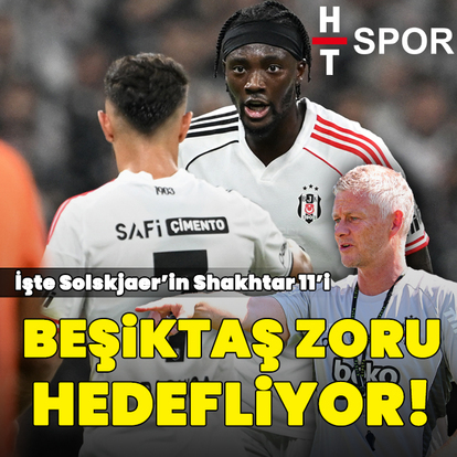 Beşiktaş zoru başarmak için sahada!