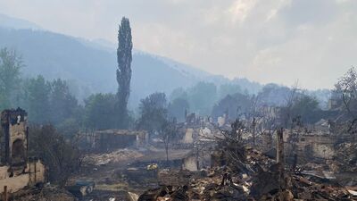 Kül yağmurundan korunmak için uyarı!