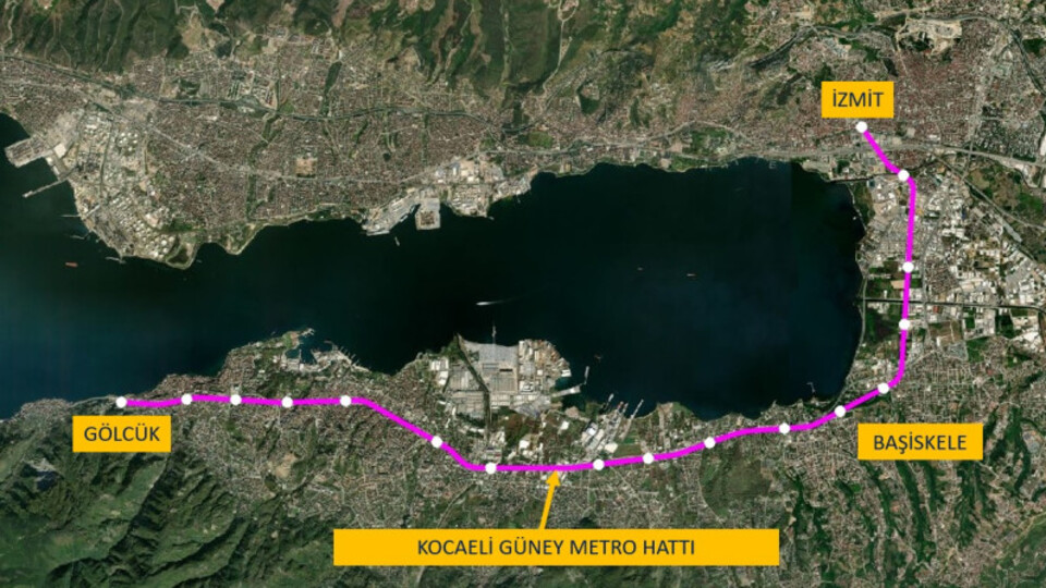 Gölcük ve İzmit metro hattı ihalesi yapıldı