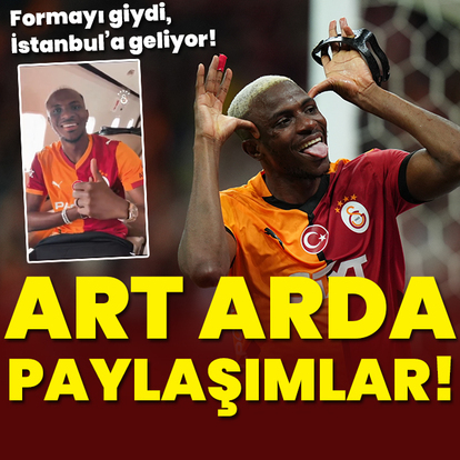 Galatasaray'dan Osimhen paylaşımı!