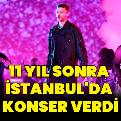 11 yıl sonra İstanbul'da konser verdi