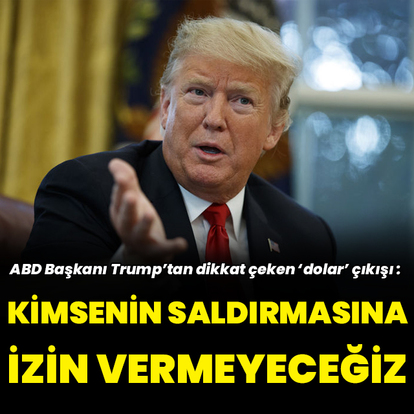 "Kimsenin dolara saldırmasına izin vermeyeceğiz"