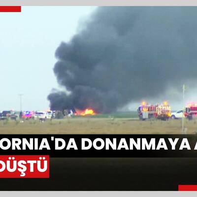 California'da donanmaya ait F-35 düştü