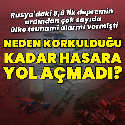 Rusya'daki deprem neden daha fazla tsunami hasarına yol açmadı?