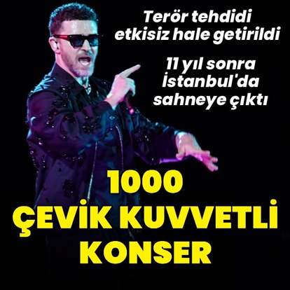 1000 çevik kuvvetli konser