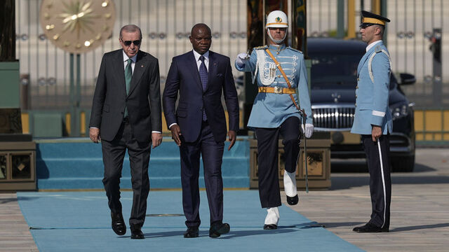 Cumhurbaşkanı Erdoğan Gabon Cumhurbaşkanı ile görüştü