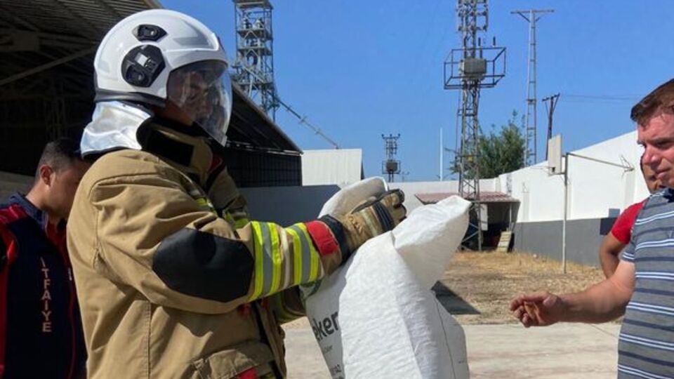 "Yanmaya dayanaklı elbise" açıklaması