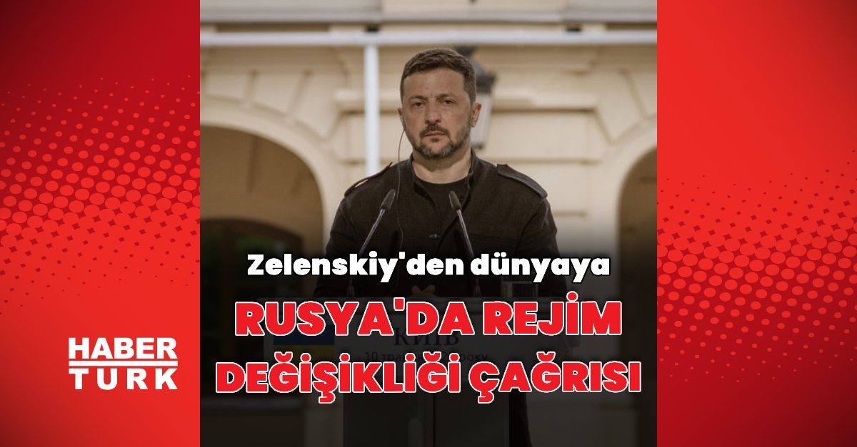 Zelenskiy'den Rusya'da rejim değişikliği çağrısı | Dış Haberler
