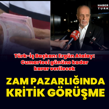 Beştepe'de kamuda zam görüşmesi