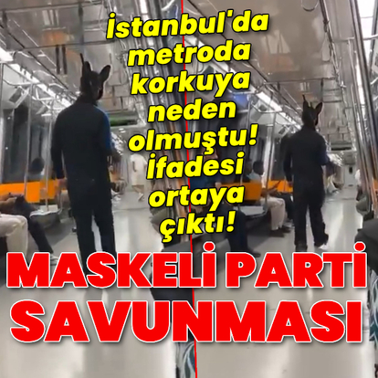 İfadesi ortaya çıktı: Maskeli partiden dönüyordum!