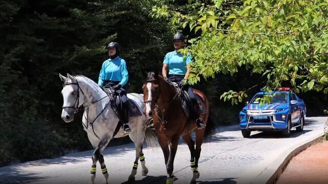 Abant'ta atlı jandarma göreve başladı