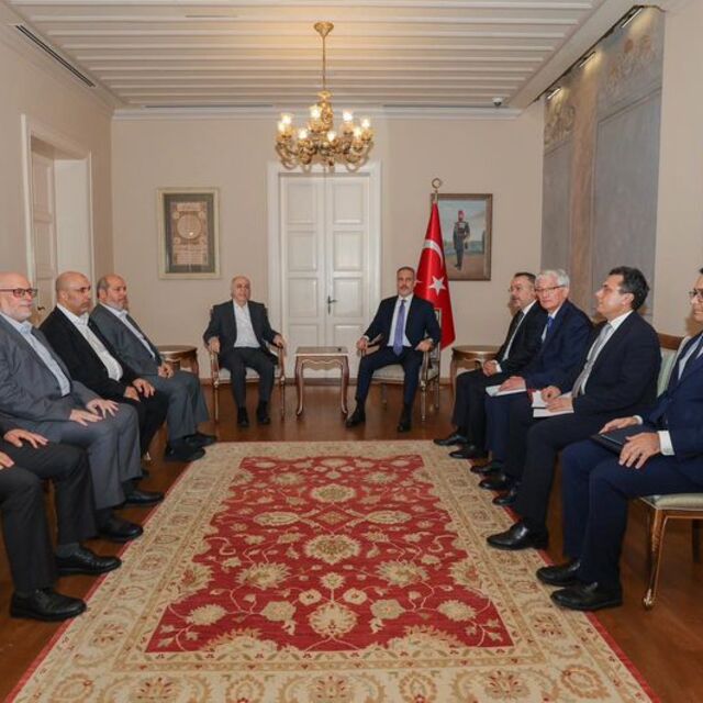 Bakan Fidan Hamas heyeti ile görüştü