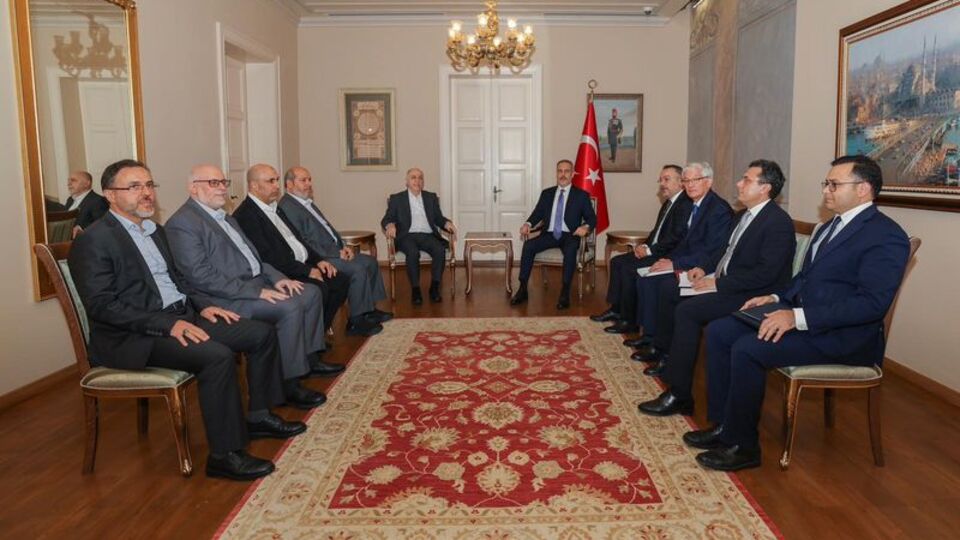 Bakan Fidan Hamas heyeti ile görüştü