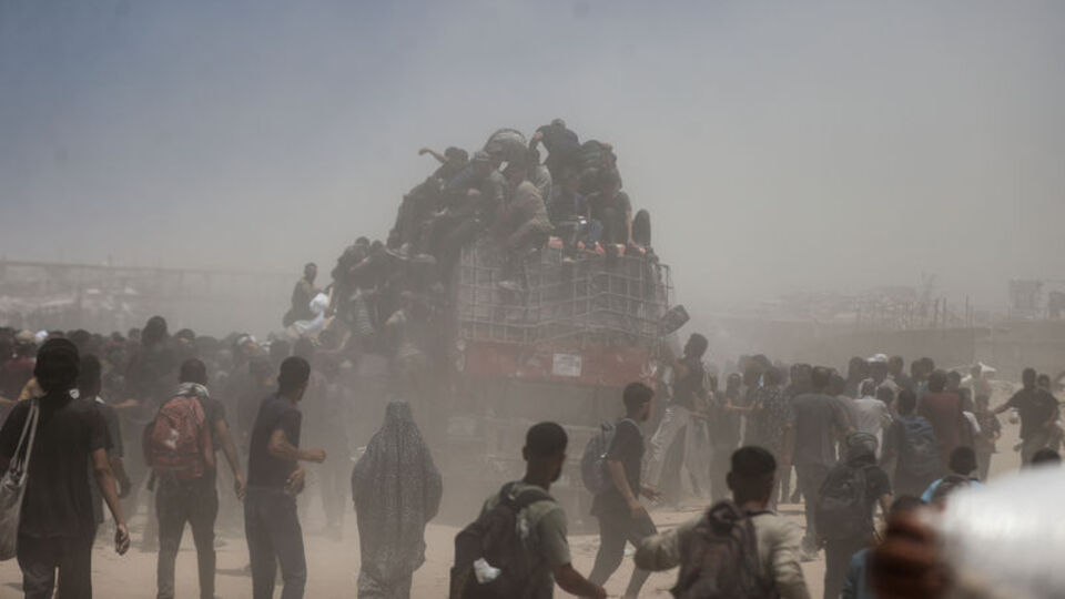 Gazze'de yaşanan insani felaket dış basında