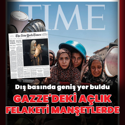 Gazze'de yaşanan insani felaket dış basında