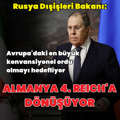 "Almanya 4. Reich'a dönüşüyor"