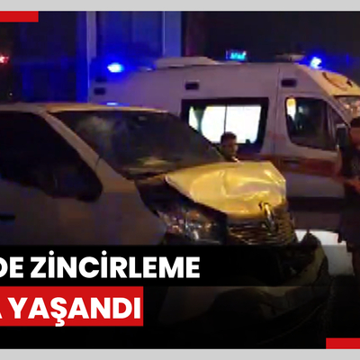 TEM'de çok sayıda aracın karıştığı zincirleme kaza