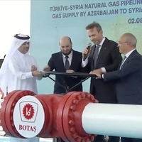 Türkiye'den Suriye'ye doğalgaz akışı başladı