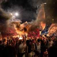Tel Aviv'de protesto